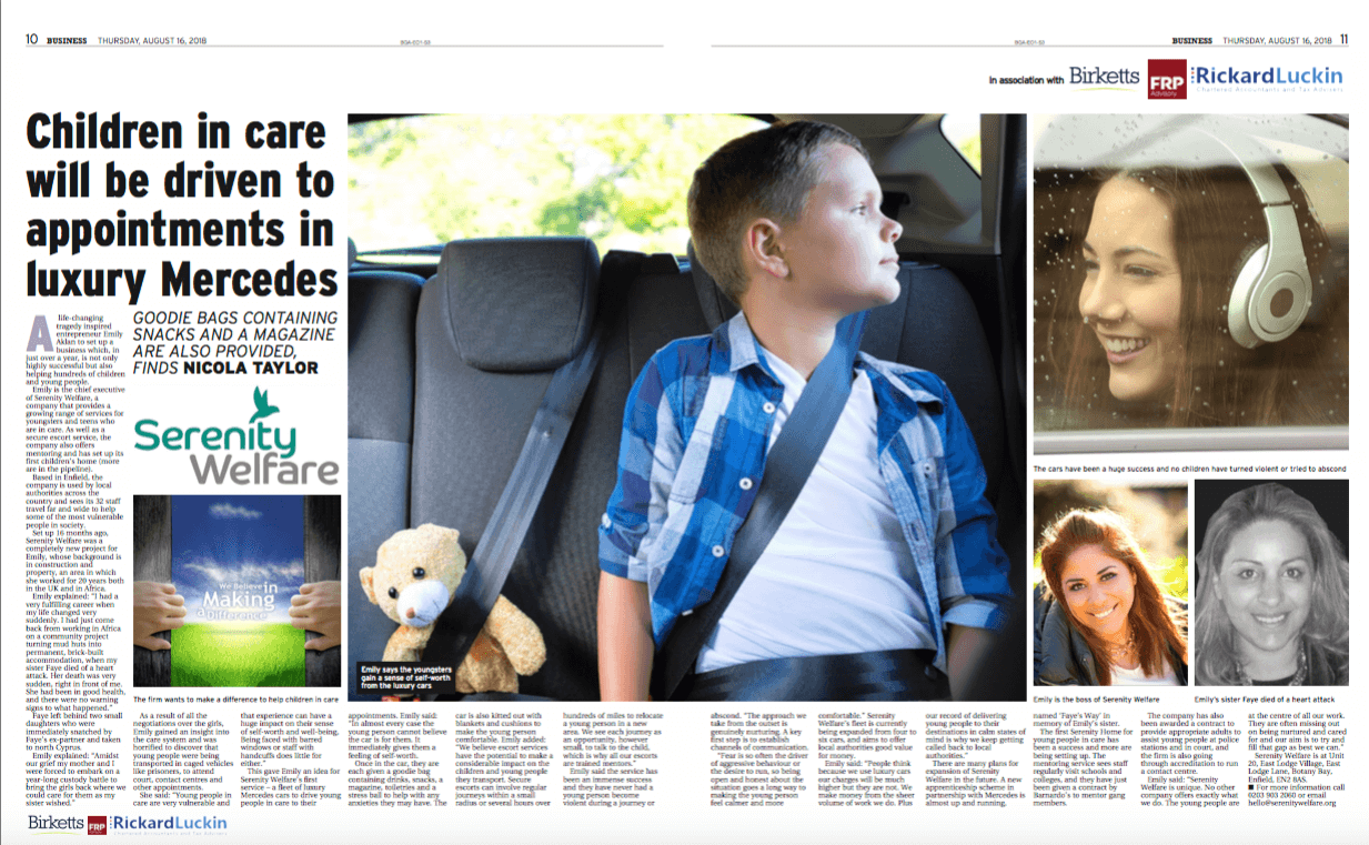 Children in care will be driven to appointments in luxury Mercedes-Benz