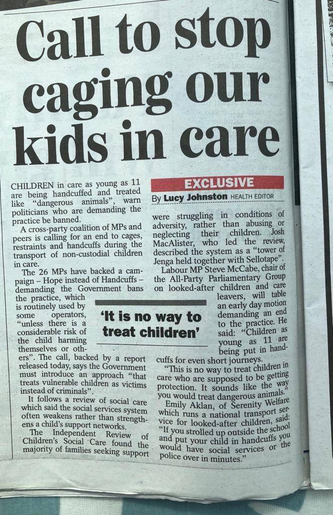 Call to stop caging our kids in care